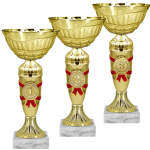 КОМПЛЕКТ КУБКОВ ВИЛЛИ 1,2,3 МЕСТО (18см)